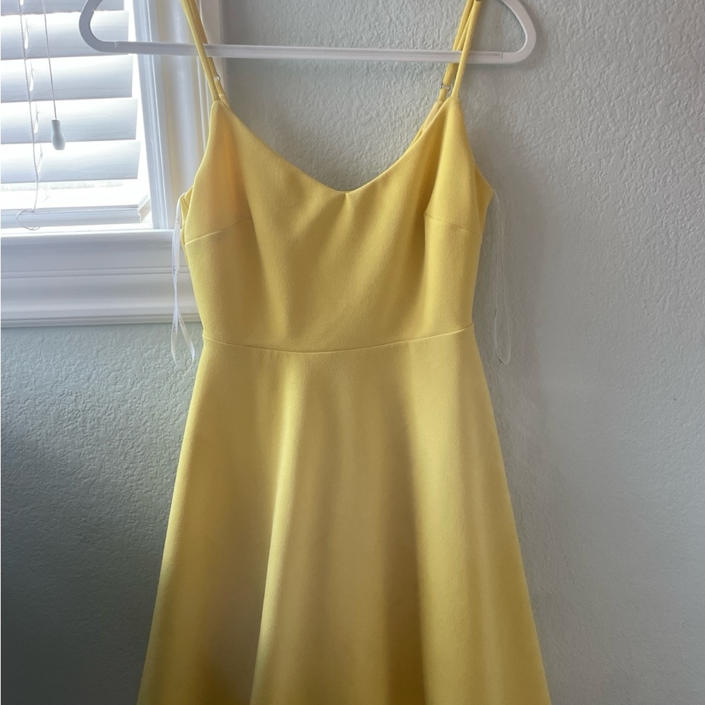 Lulu's Sunny Yellow Mini Dress